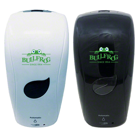 BullFrog Automatic Soap Dispenser in Black and White front image